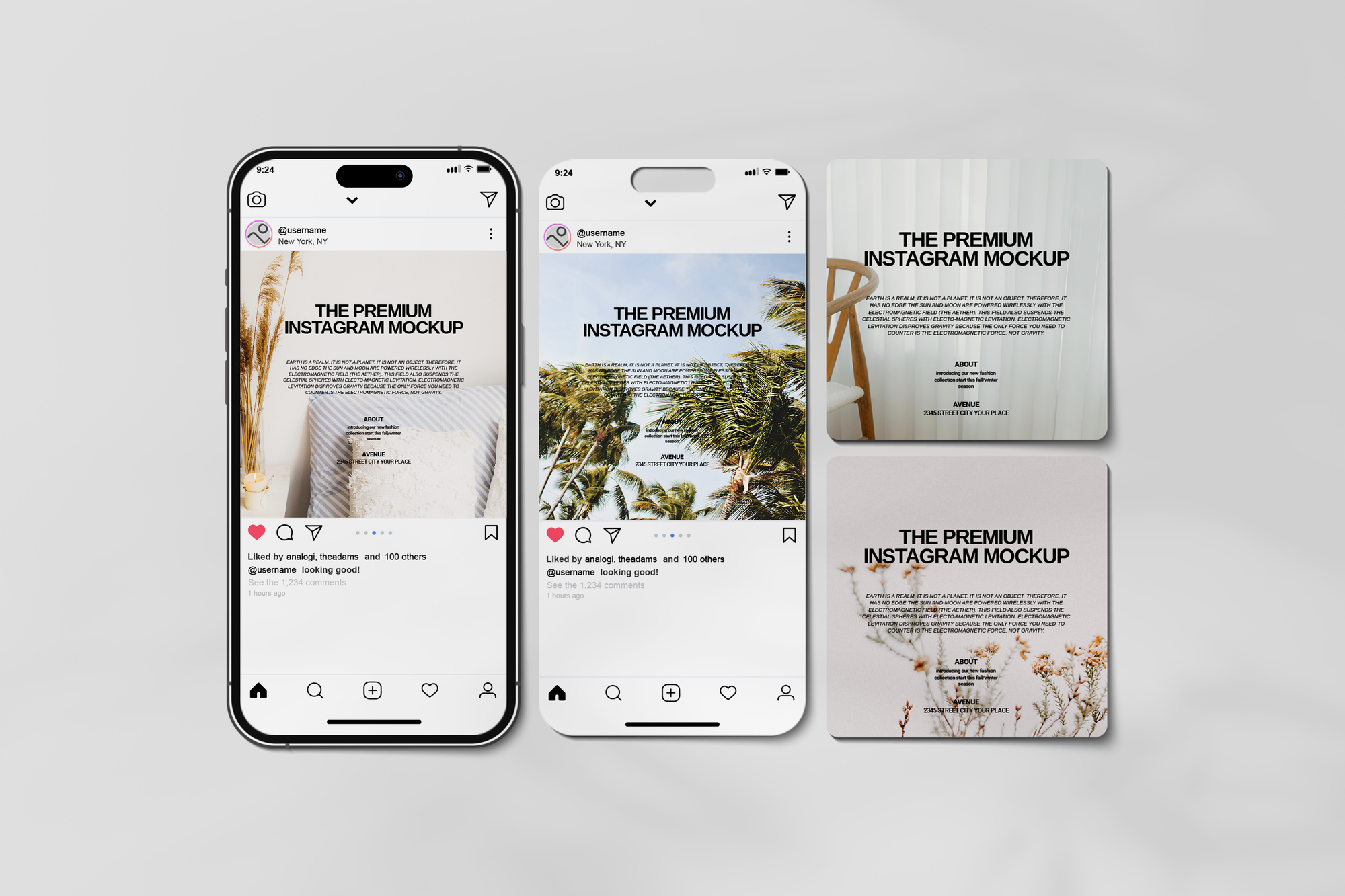 Instagram Post Mockups