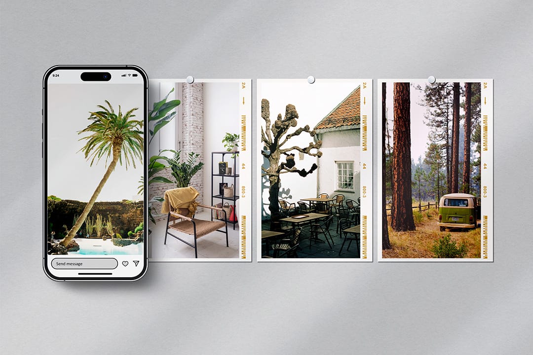 Portrait Polaroid Mockups