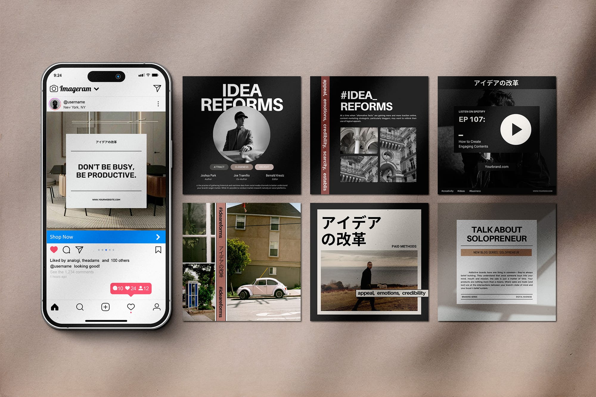 Instagram Post Mockups