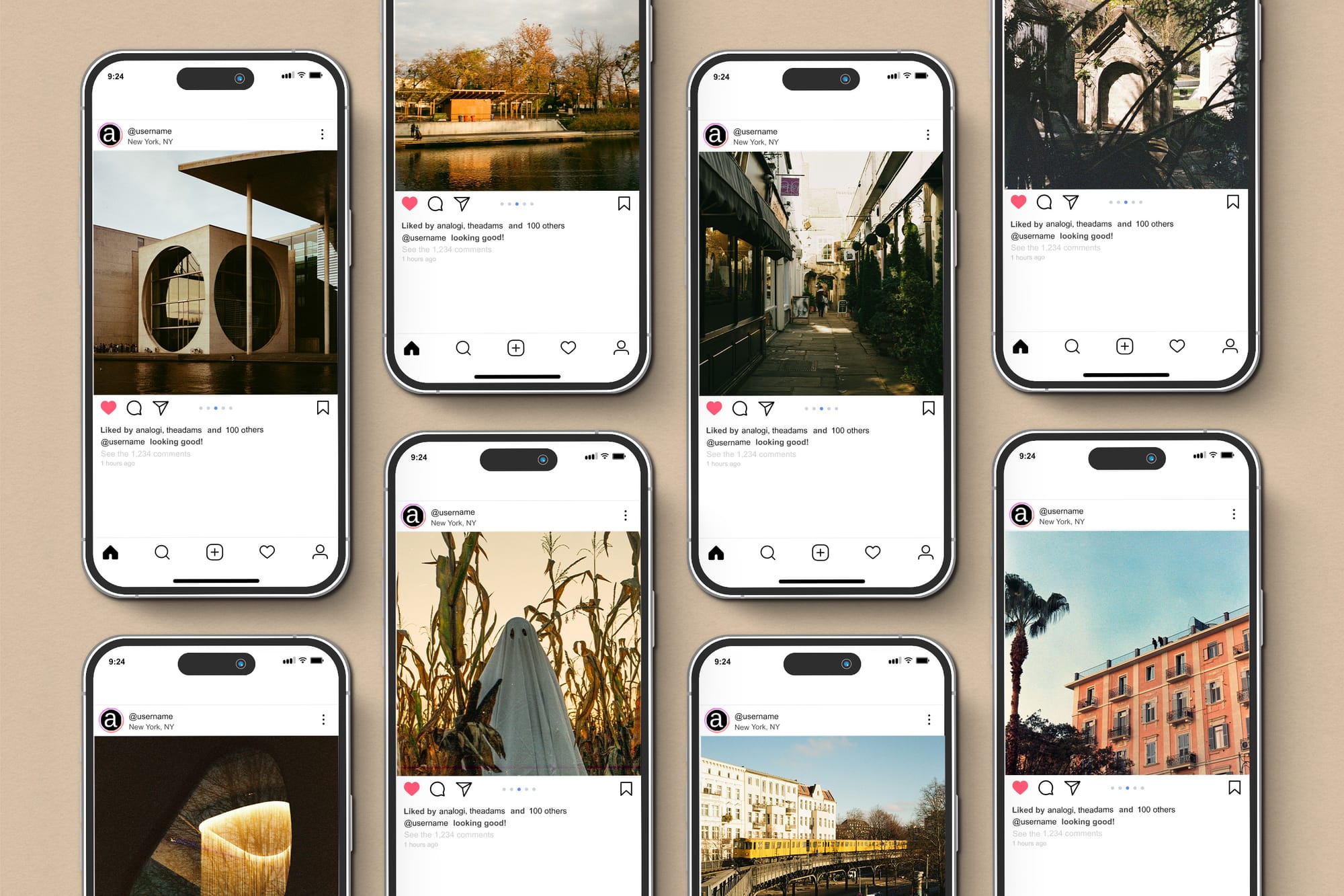 Instagram Post Collage Mockups