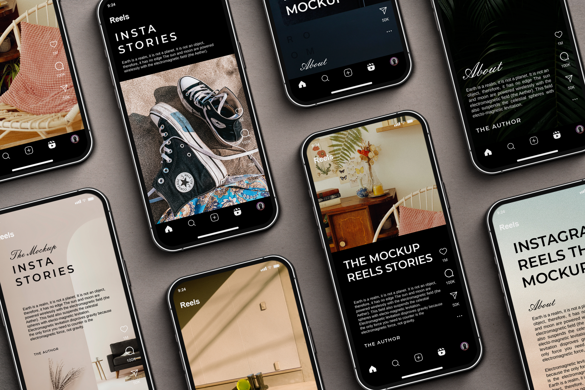 Reels Instagram Mockups