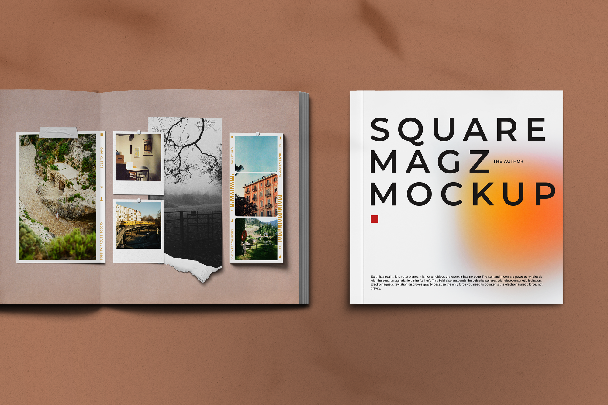 Square Magazine Mockups