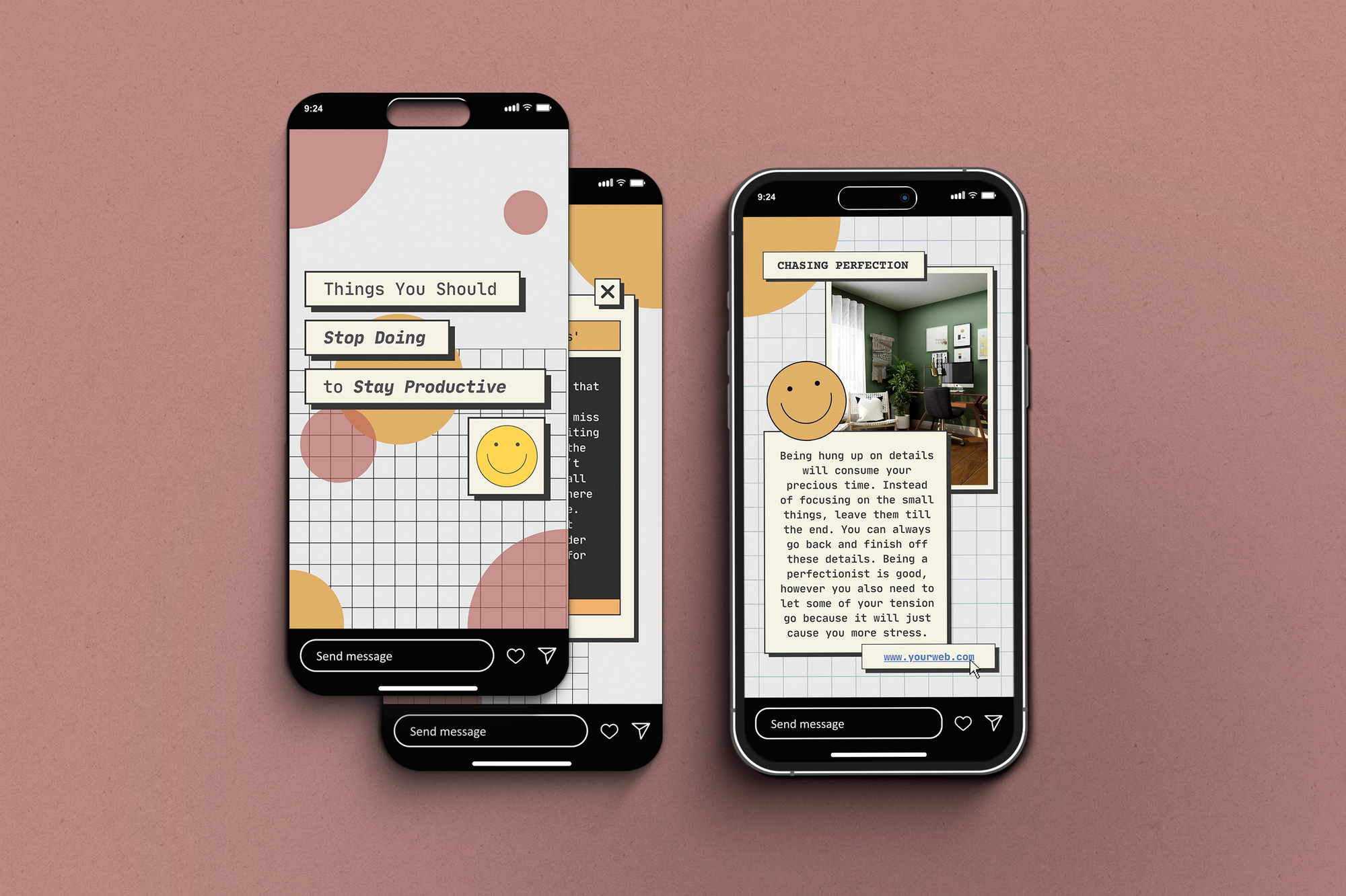 Retro Carousel Instagram Stories