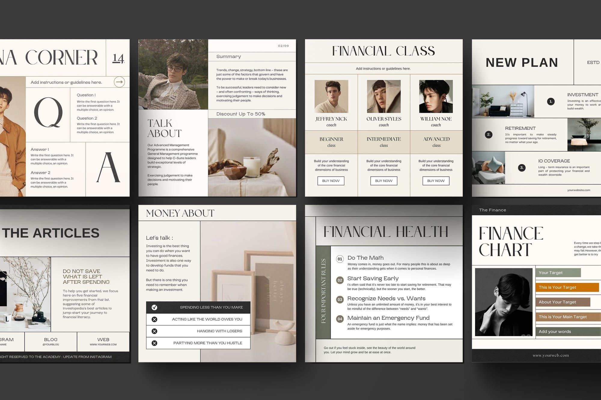 Mesa Finance Instagram Posts