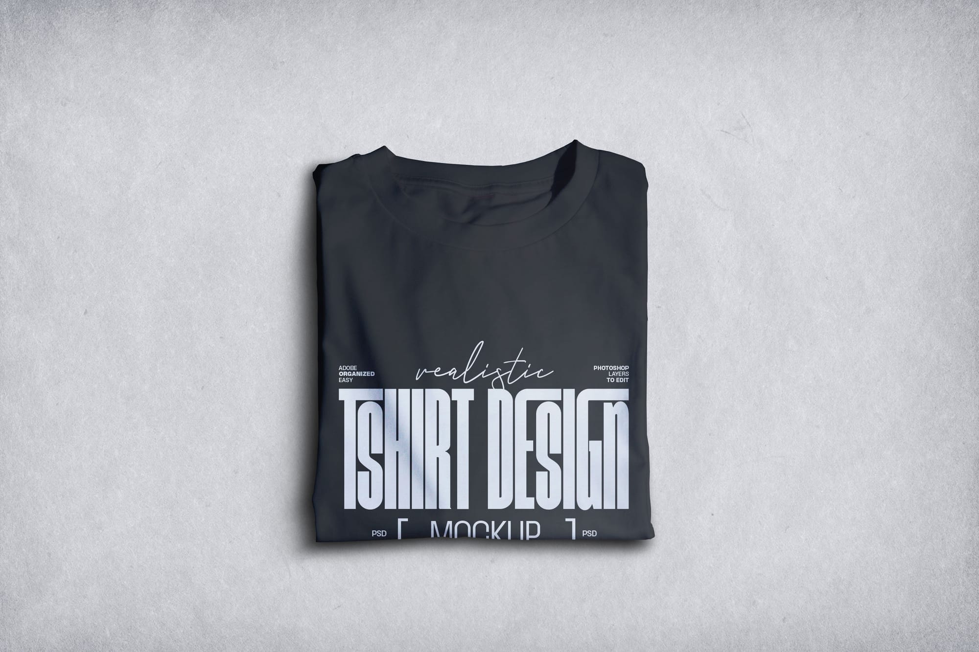 Folded T-shirt Mockups