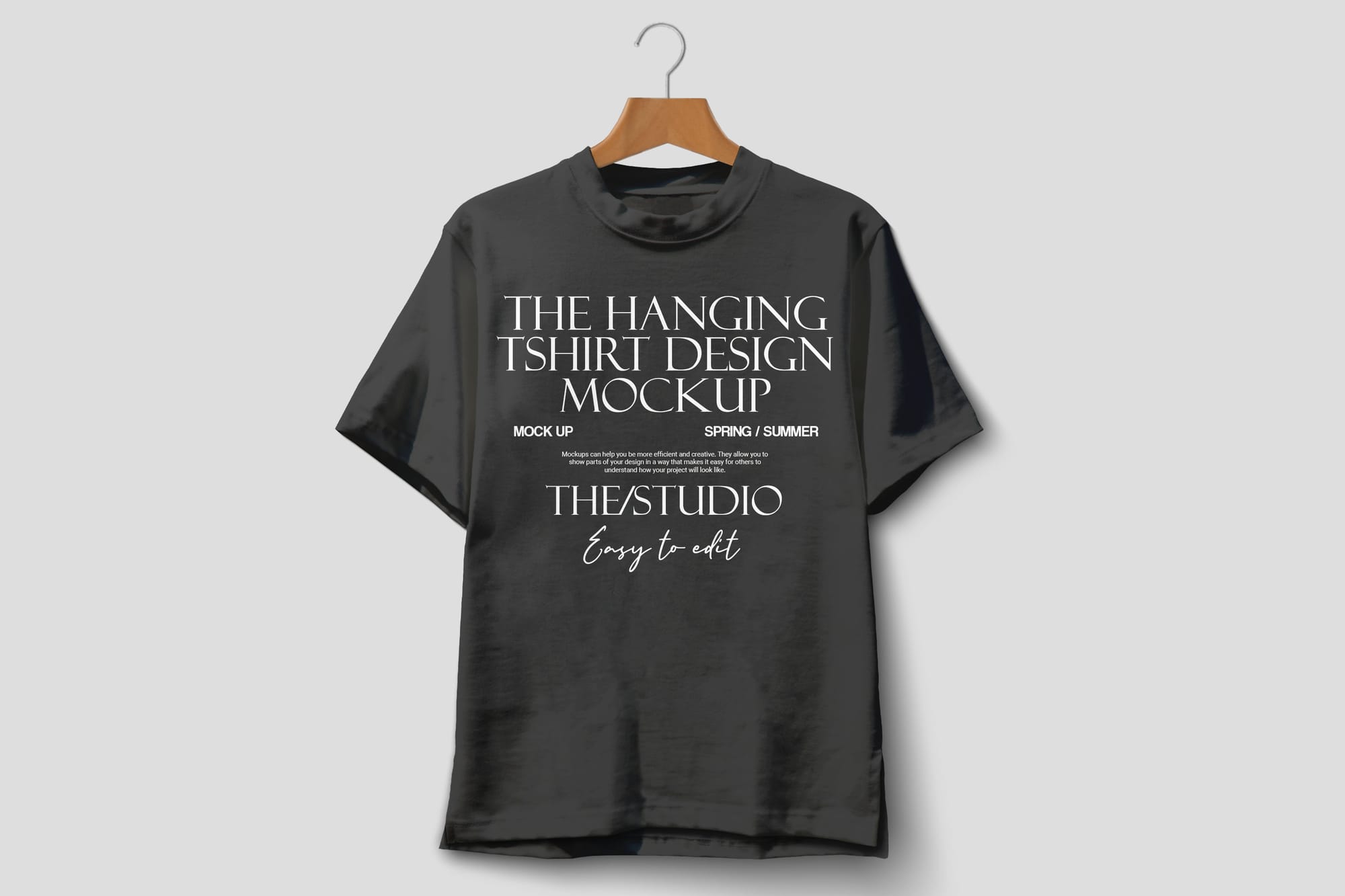 Heavyweight Hanging T-Shirt Mockups