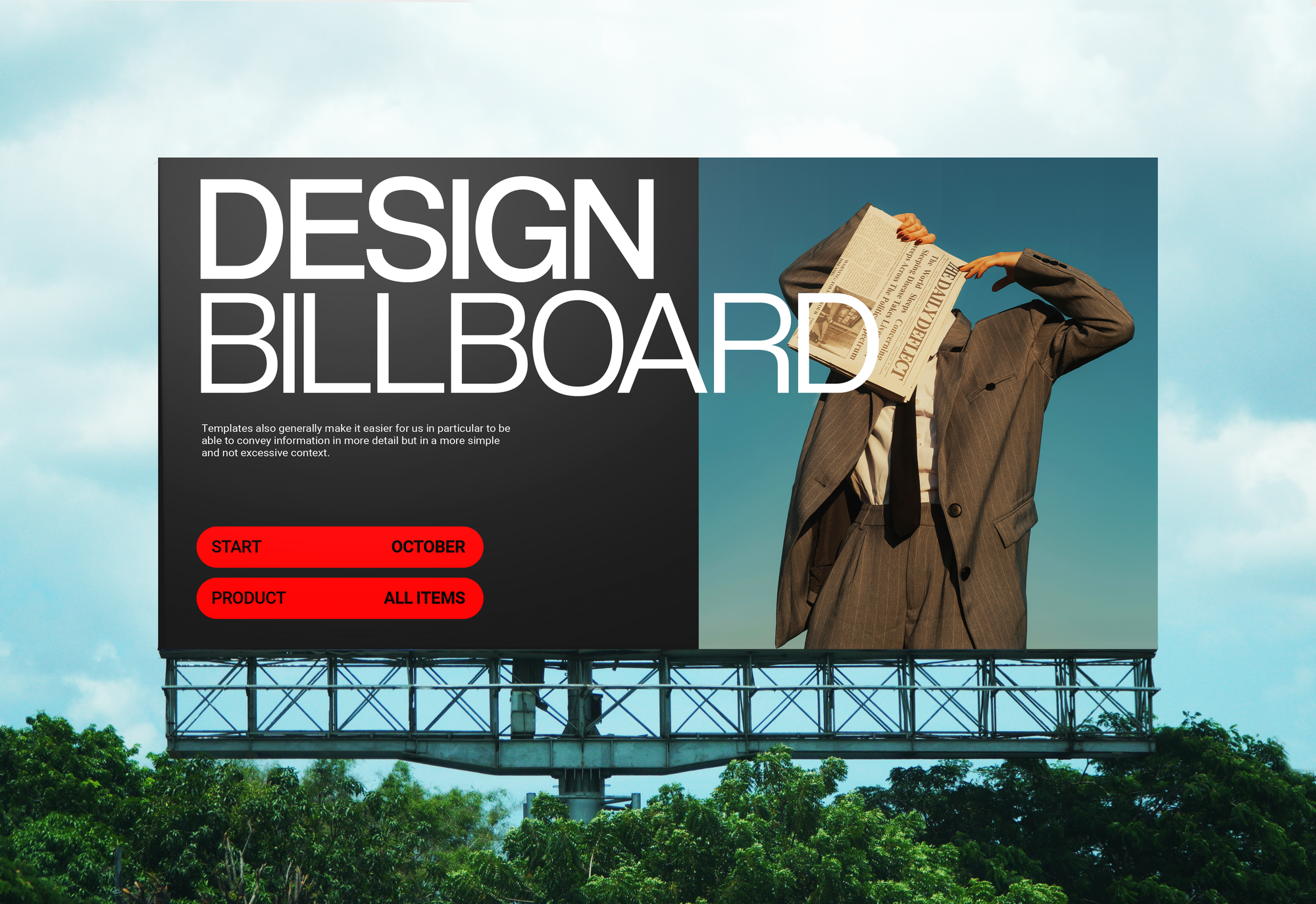 Highway Big Billboard Mockups