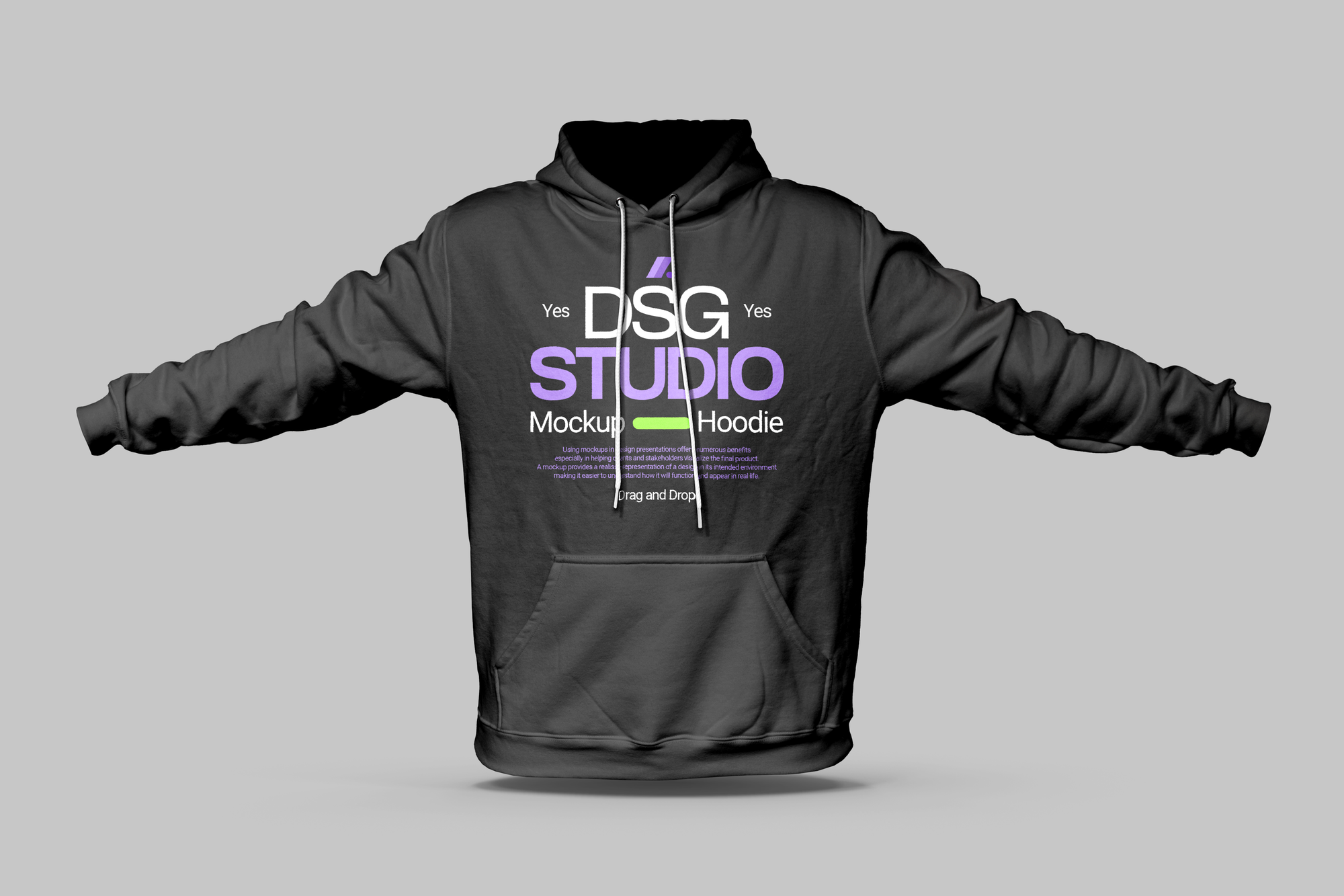 Hoodie Pullover Mockup