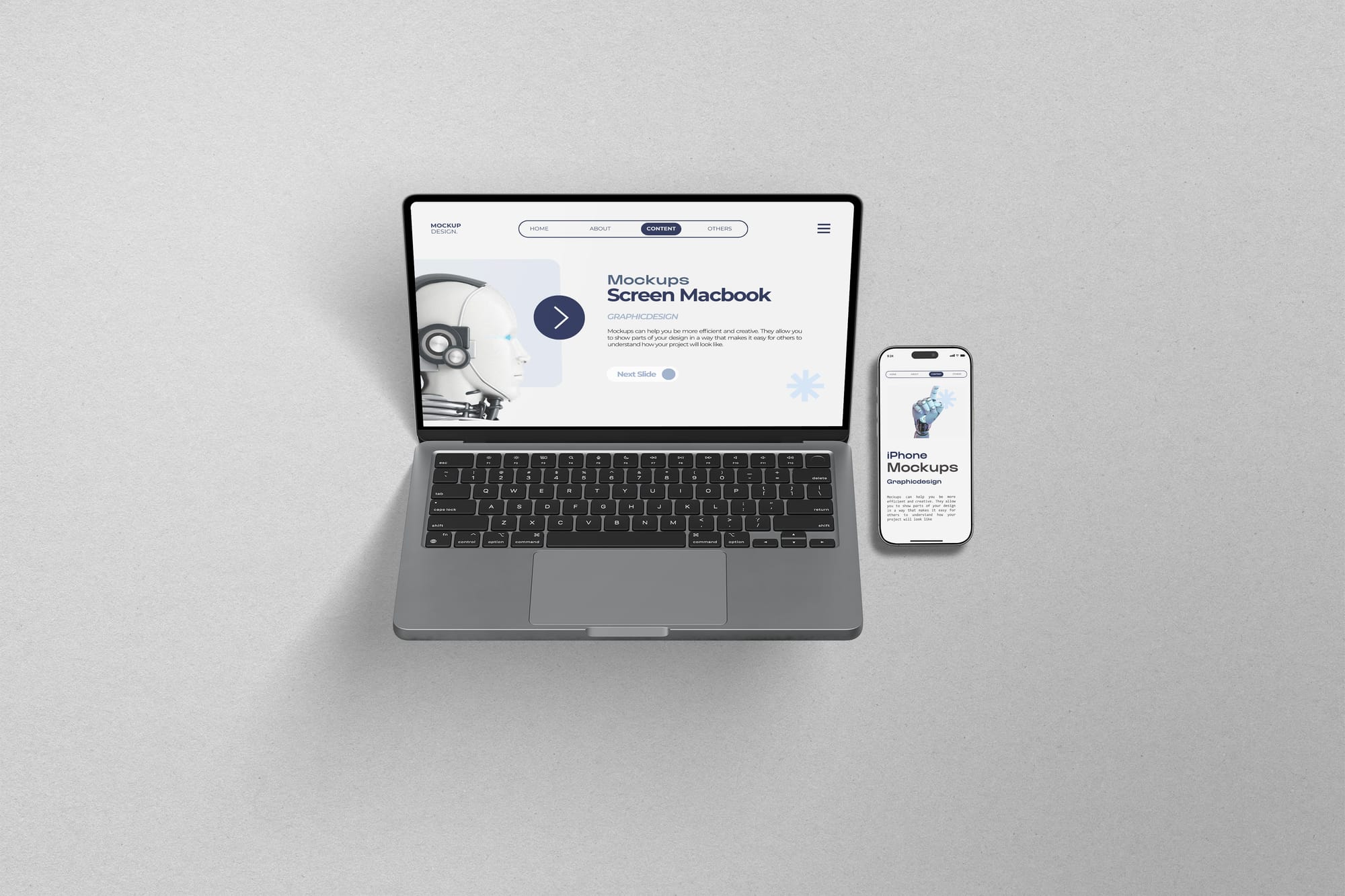 Macbook & iPhone Mockups