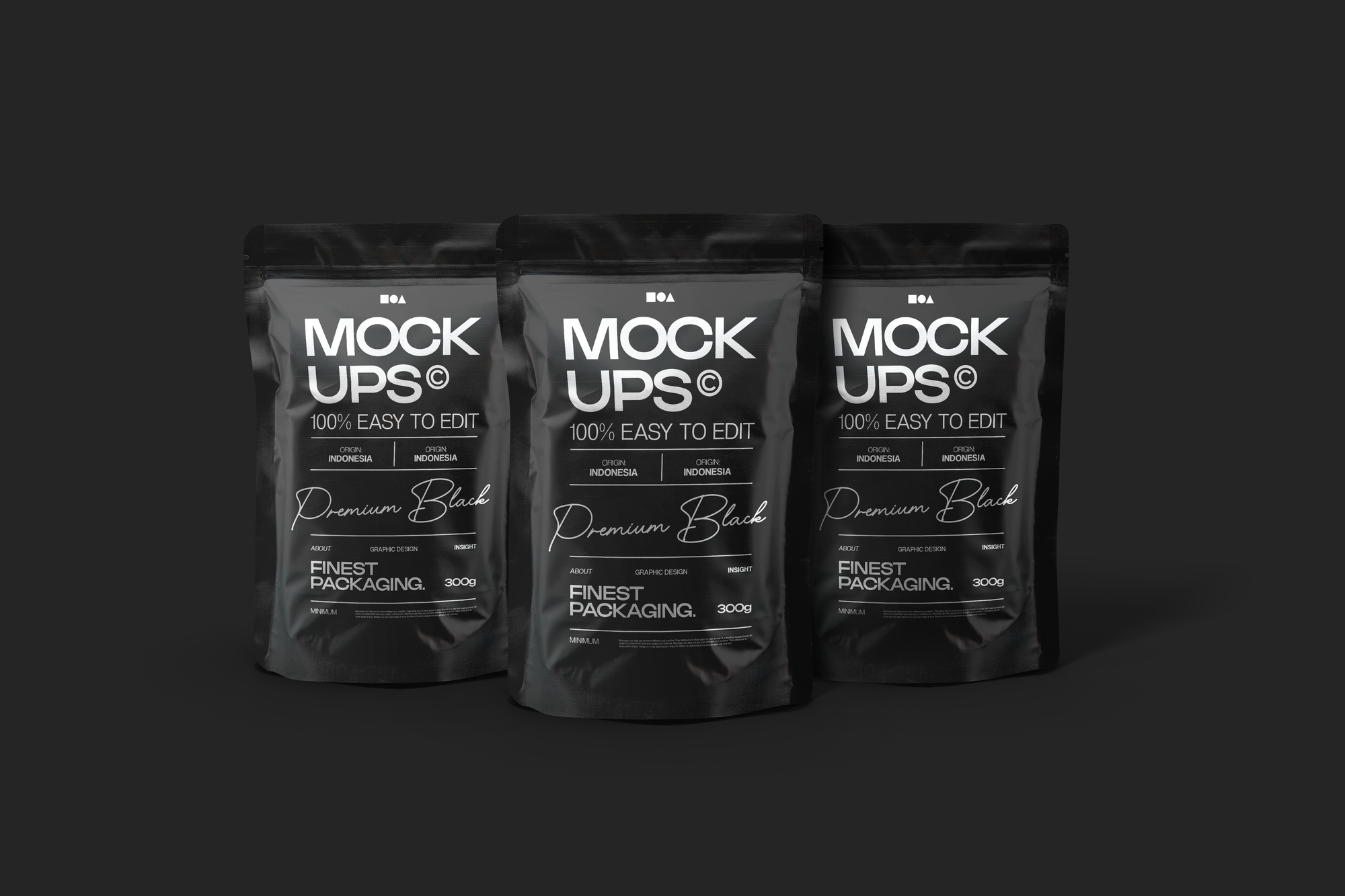 Pouch Packaging Mockups