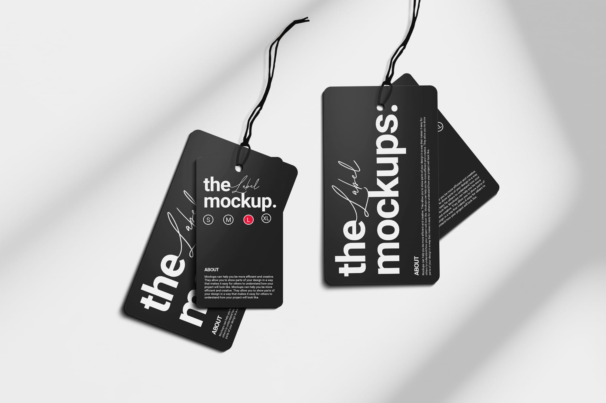 Double Tag Label Mockups