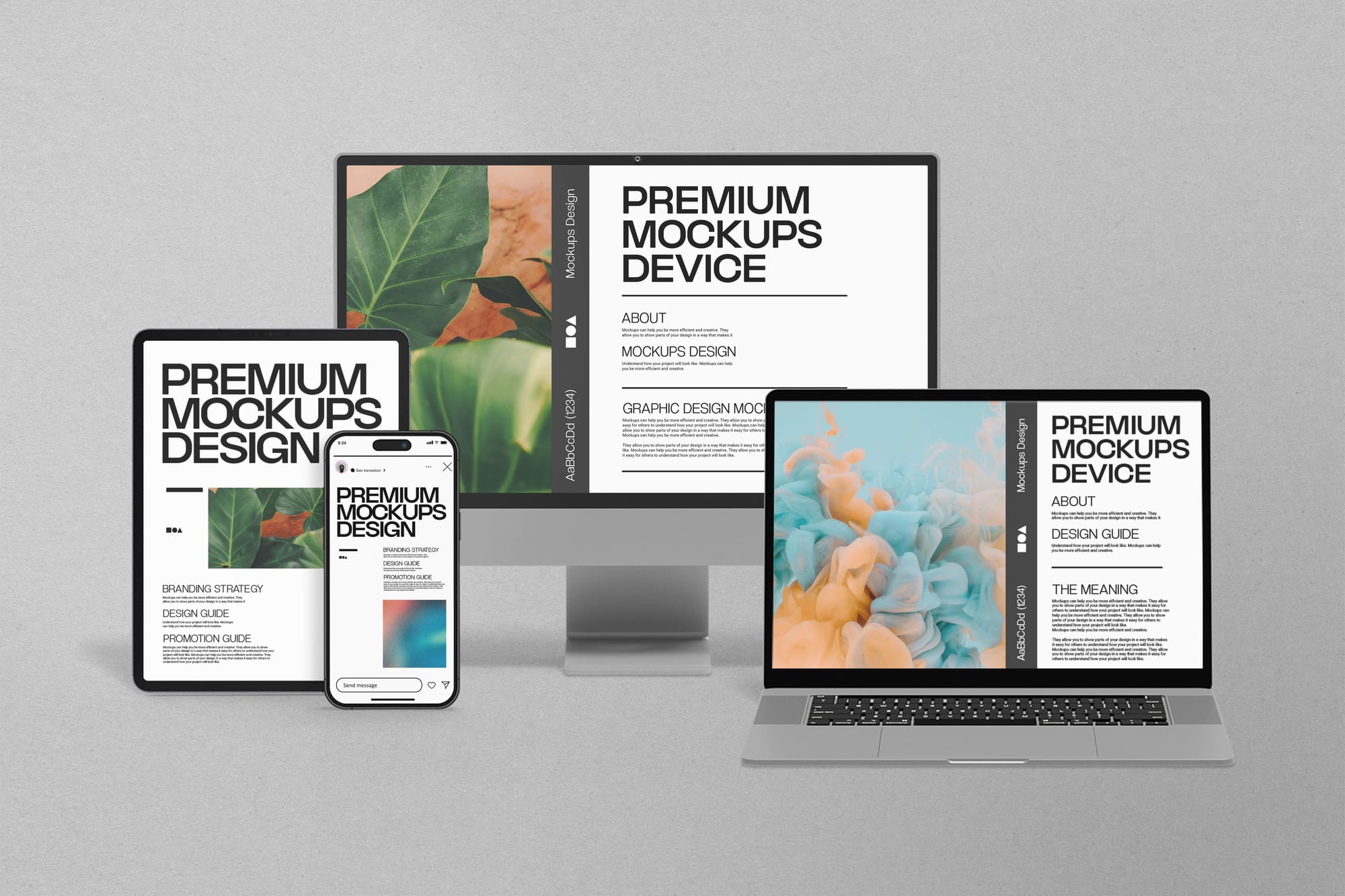 Premium Device Mockups