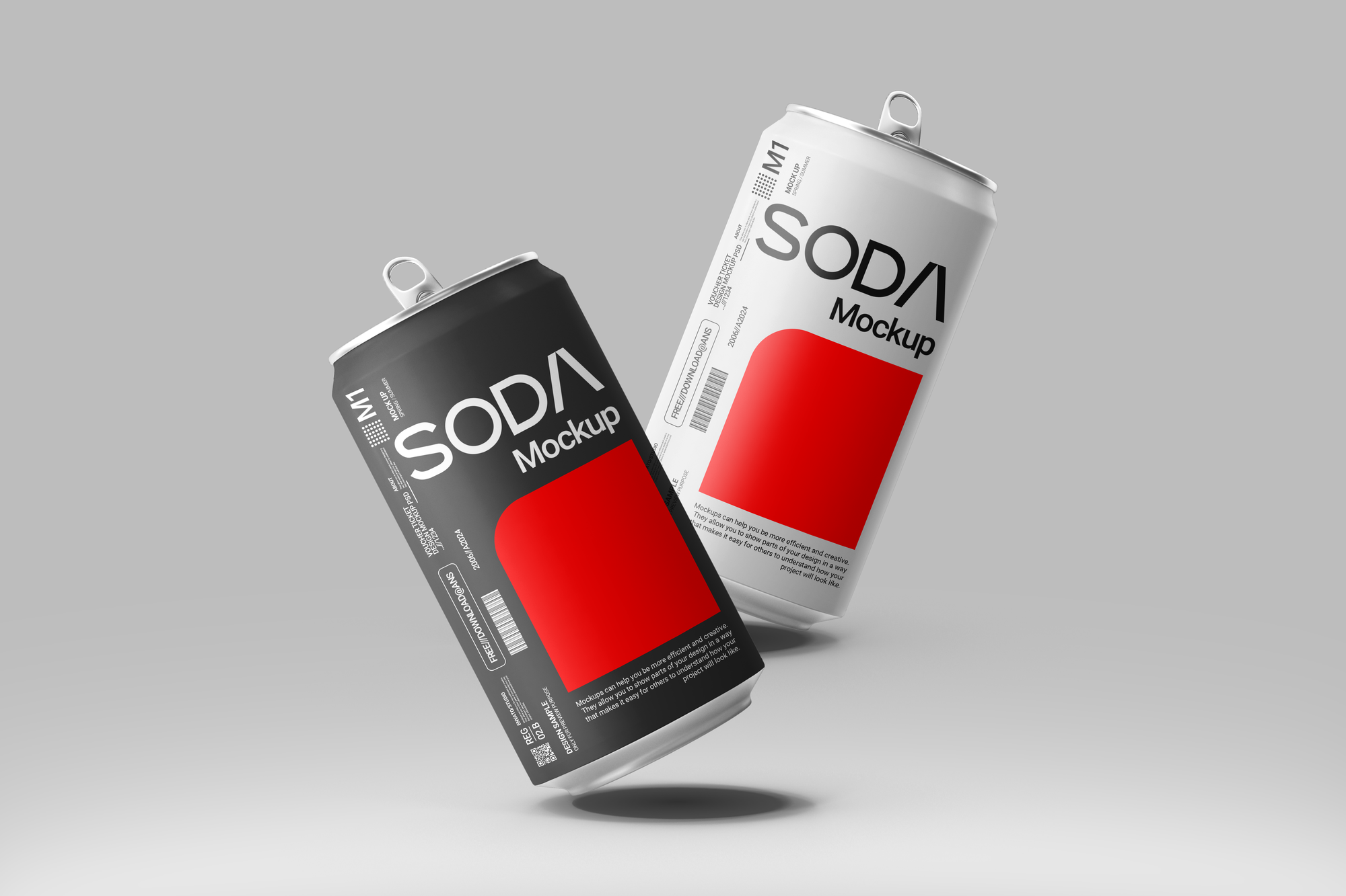 Soda Can Mockups