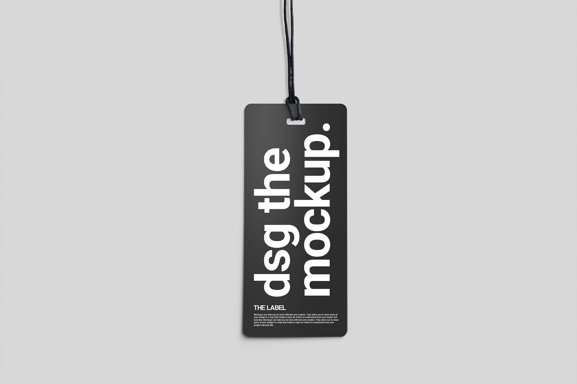 Tag Label Mockups
