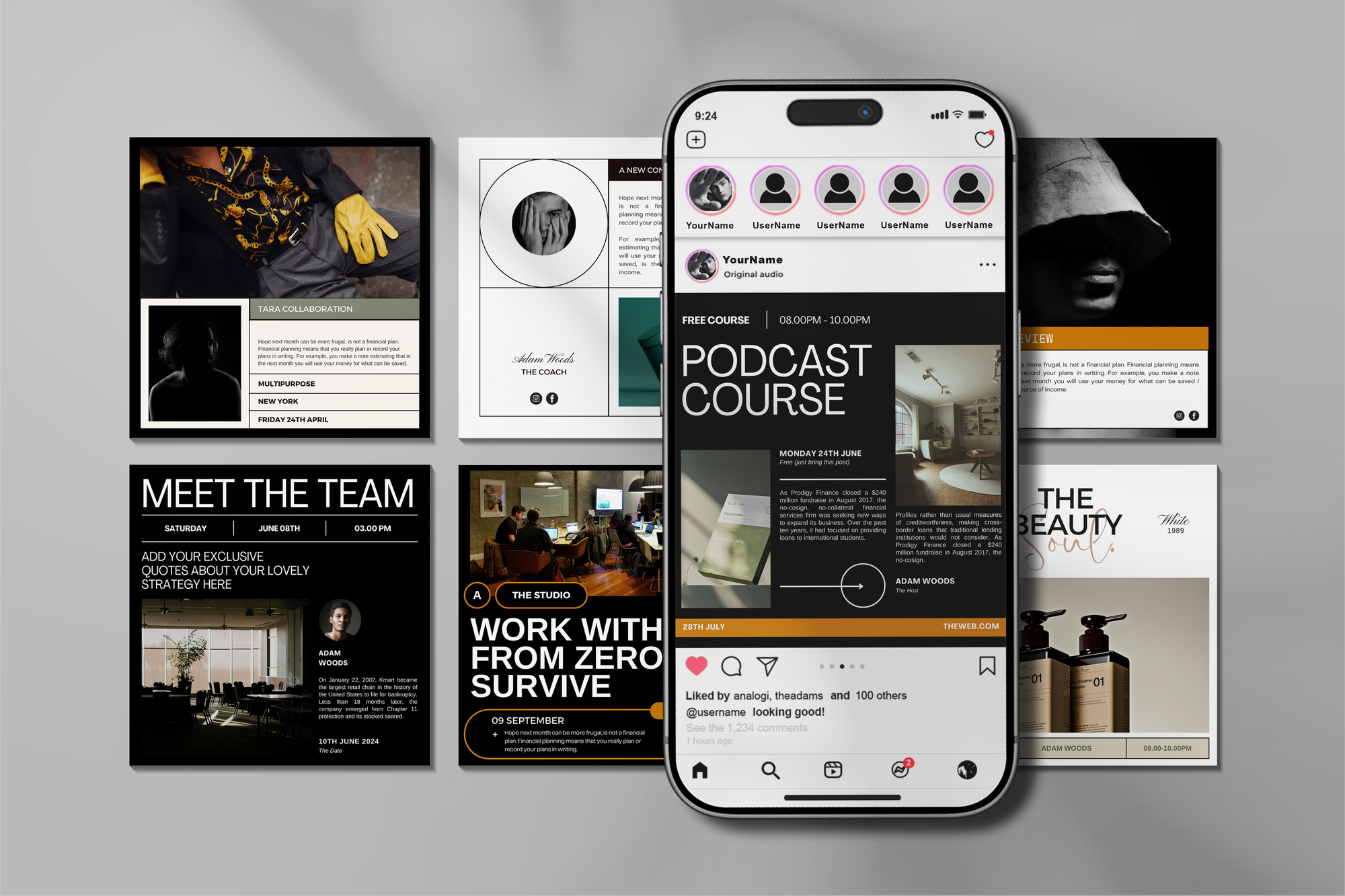 TARA Podcast Instagram Posts