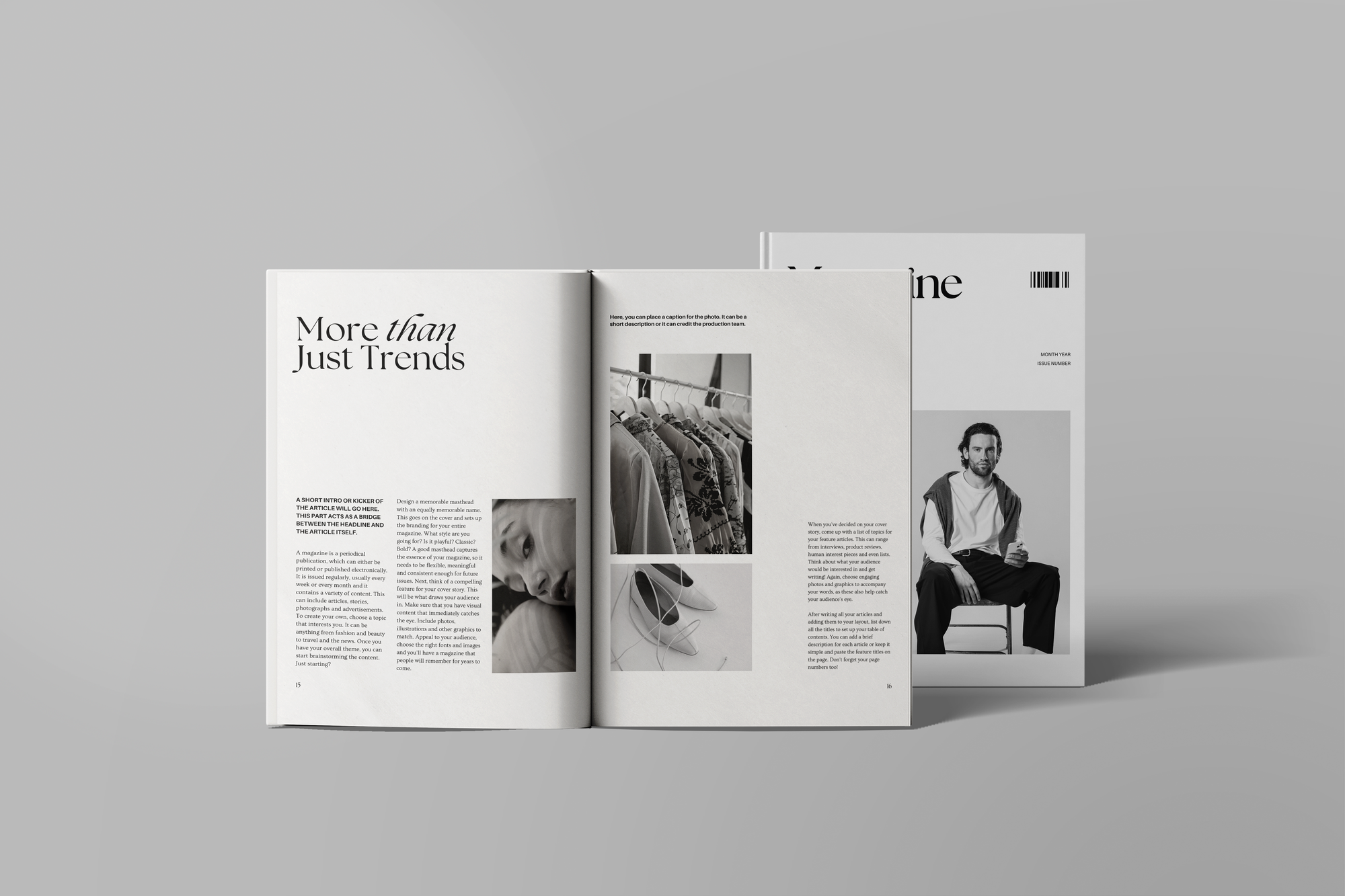Magazine Set Mockups