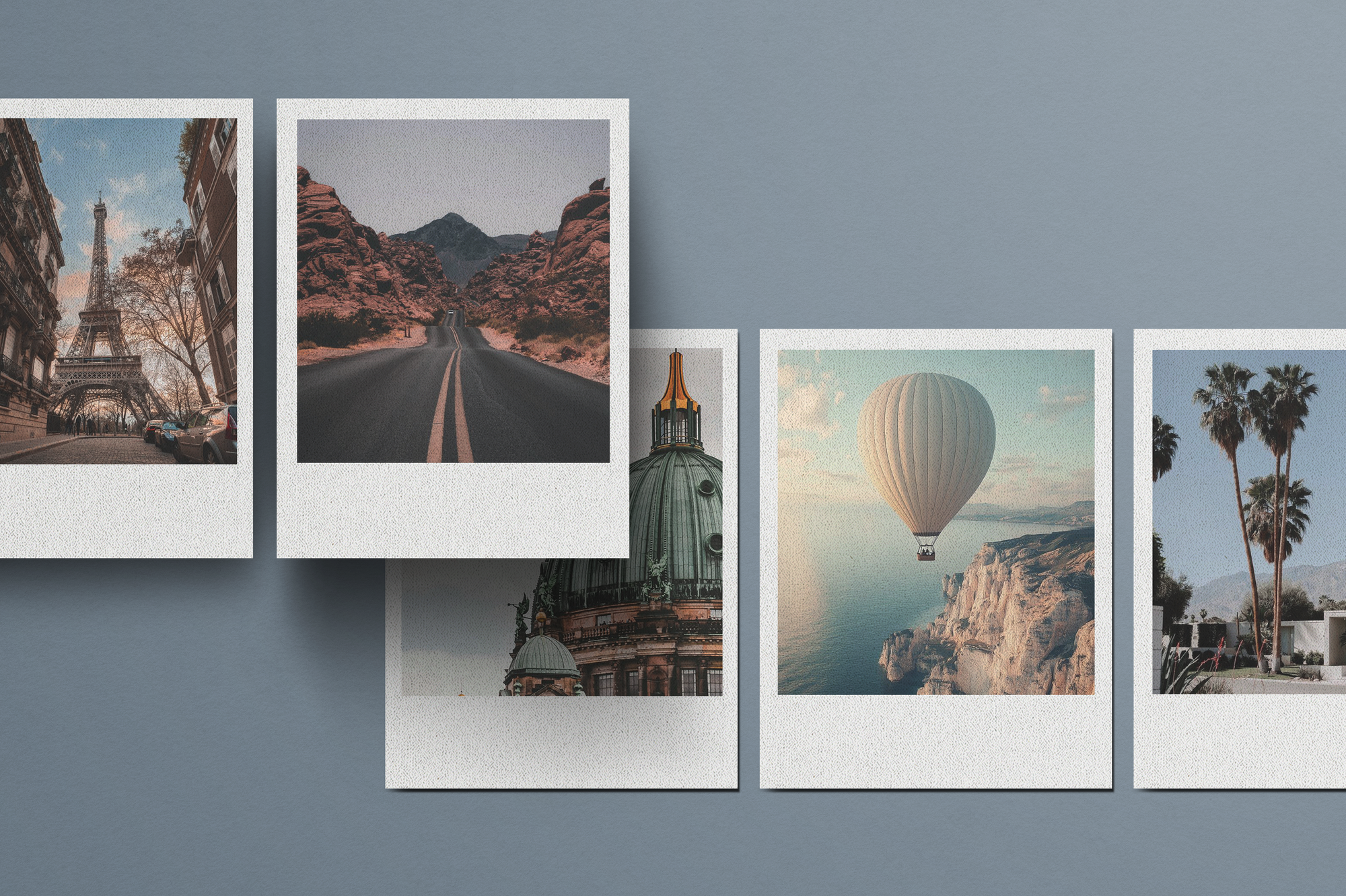 Polaroid Collage Mockups