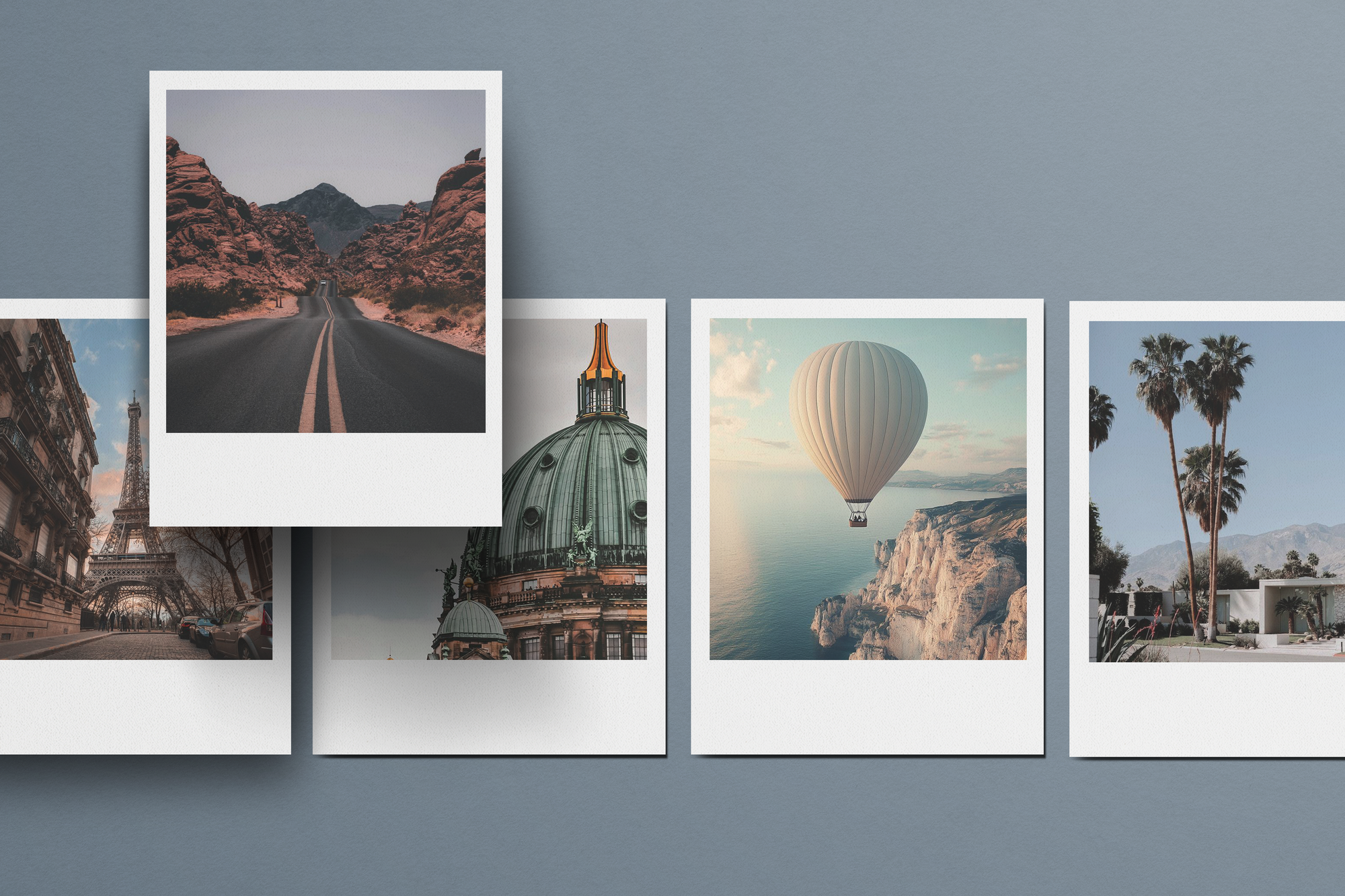 Polaroid Collage Mockups