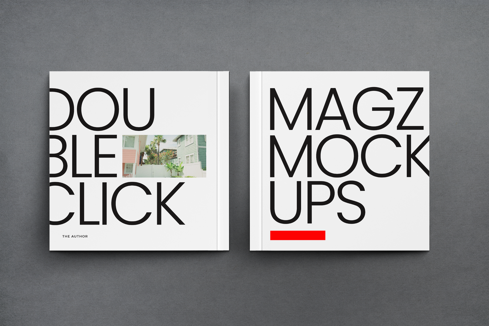 Front and Back Square Book Mockups post image