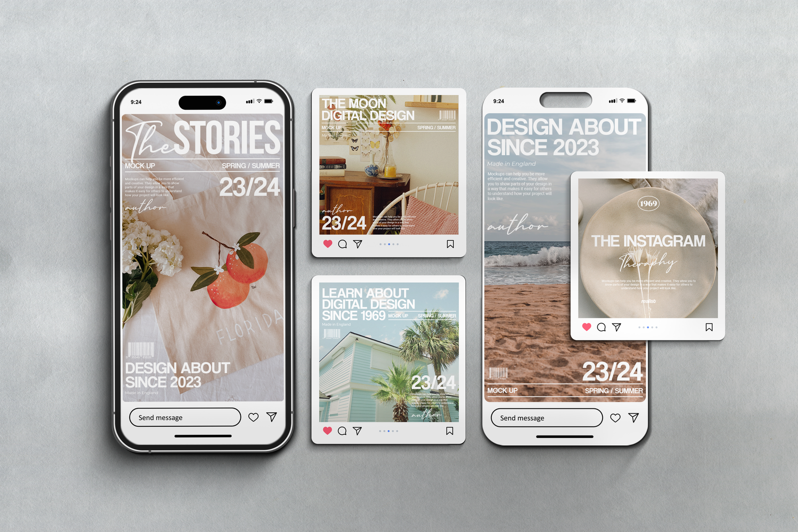 Instagram Post and Stories Mockups post image