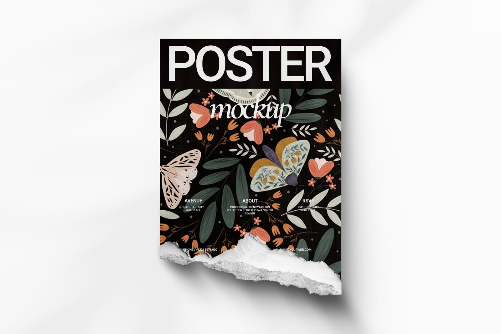 Tear Poster Mockups post image