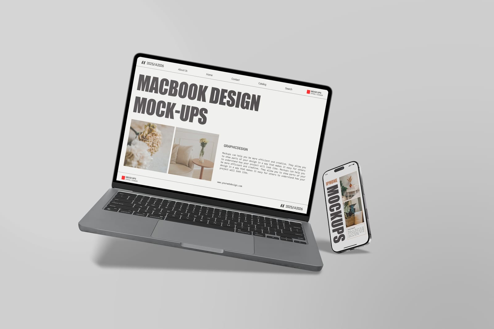 Macbook & iPhone Mockups post image