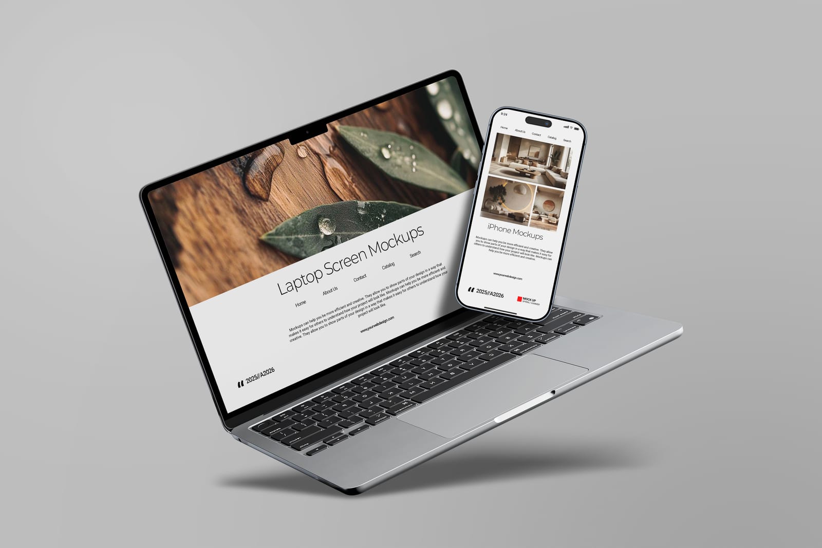 Macbook & iPhone Mockups post image