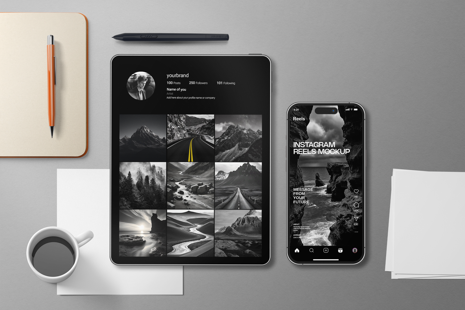 iPad & iPhone Instagram Reels Mockups post image