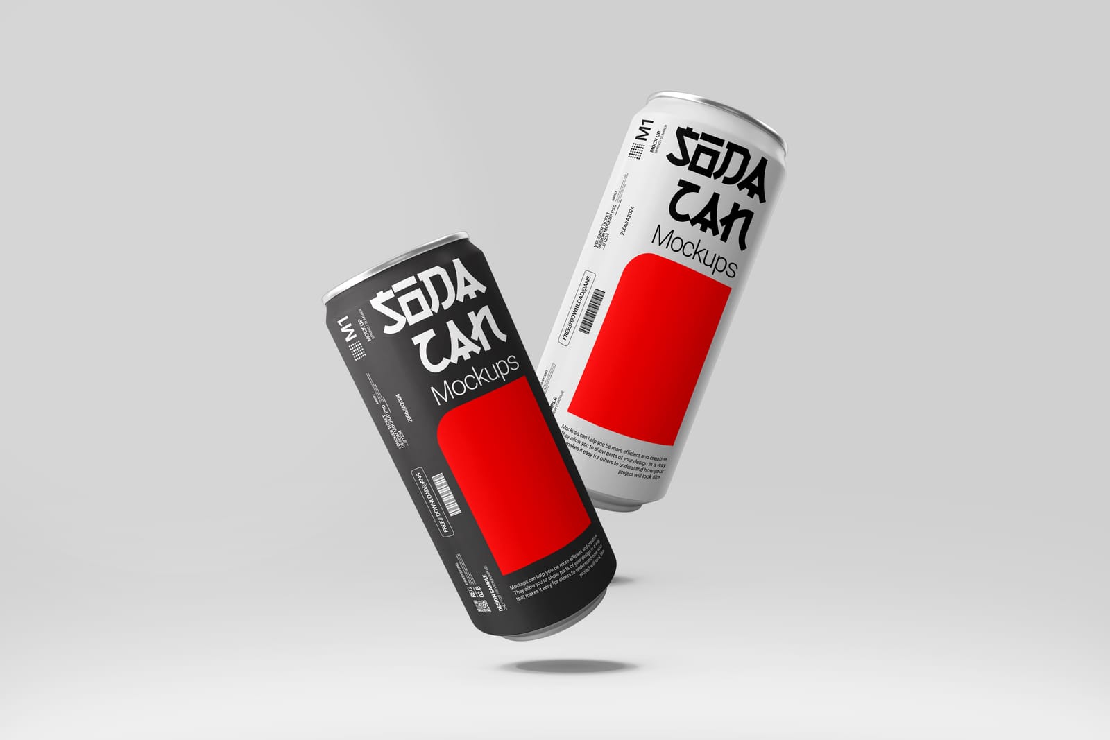 Soda Can Mockups post image