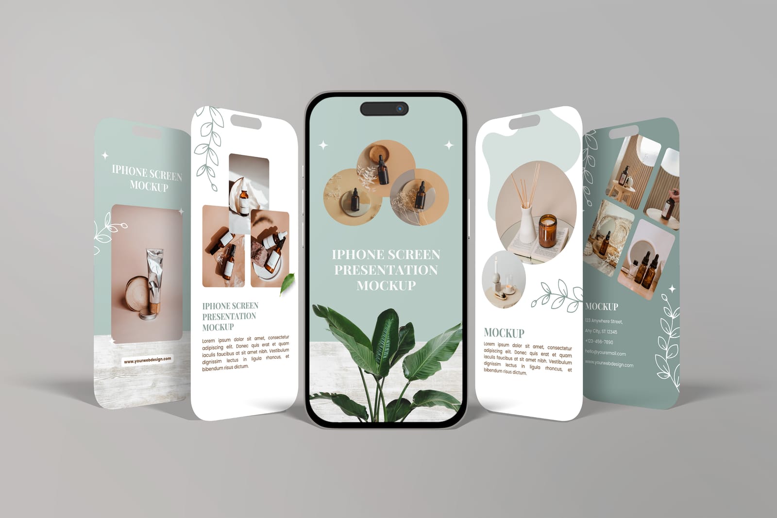 iPhone Screen Presentation Mockups post image