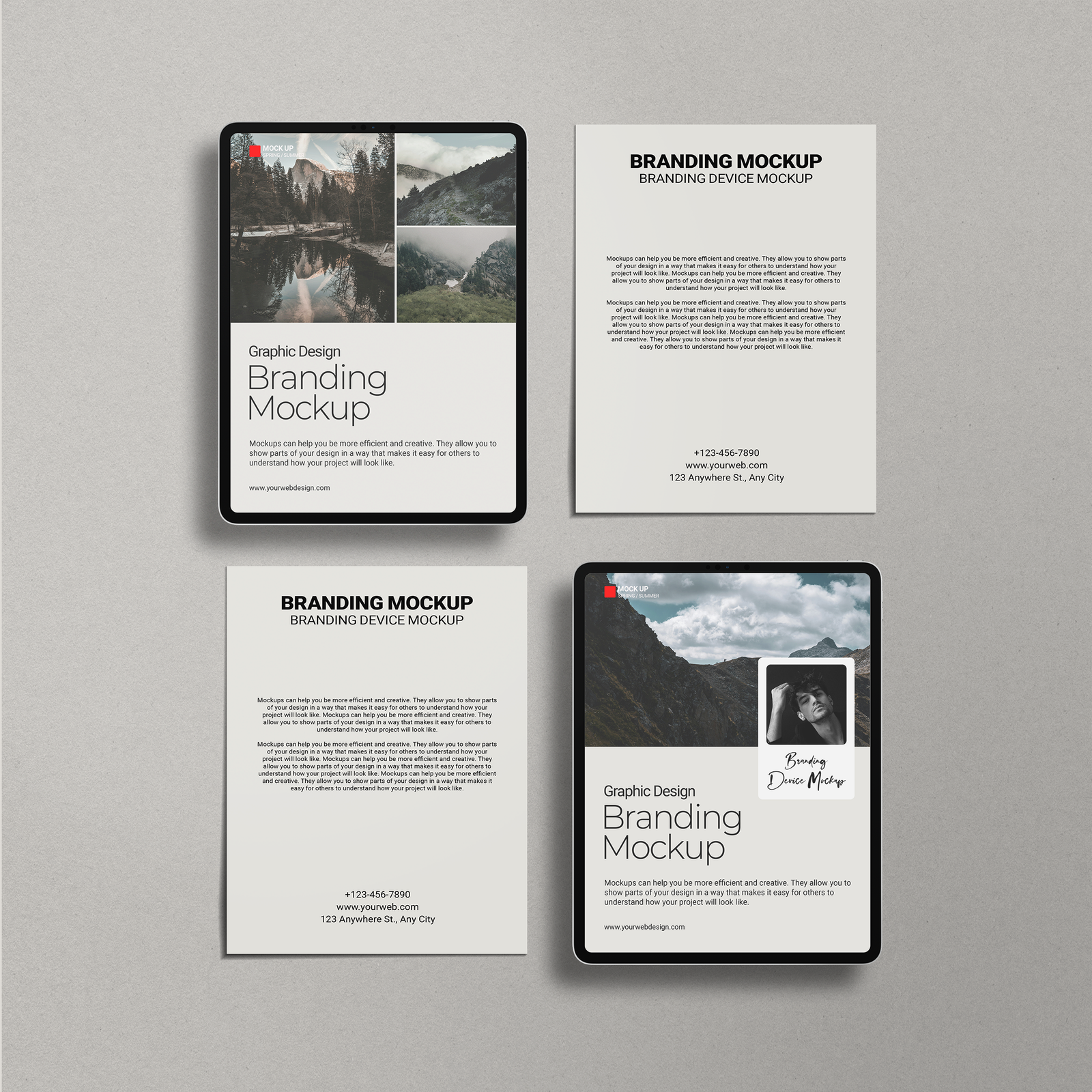 iPad & Paper Branding Mockups post image